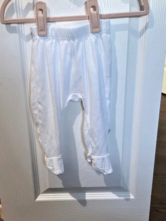 Honest Baby Clothing Other - Honest Baby Clothing Organic Cotton Footed Pants White 0-3 Months